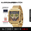HAPPIEWATCH 黑豹ParKer款IP设计表盘双石英机芯手表防水腕表