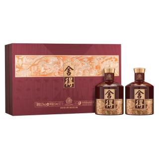 舍得 荣耀舍得 浓香型白酒 52度 518ml*2 礼盒装 中秋节送礼