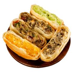慧香娘 苏式月饼酥皮传统老式五仁枣泥黑芝麻绿豆散装月饼中秋礼盒
