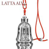 latta alv LA-S1-1 保温杯 雪山银 真皮背带 礼盒包装