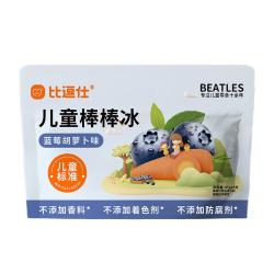 比逗仕 儿童棒棒冰碎冰冰45g*15支混合口味100%原果汁果蔬汁冰棒雪糕