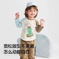 巴拉巴拉童装宝宝t恤纯棉打底衫男女童长袖上衣儿童2025秋装