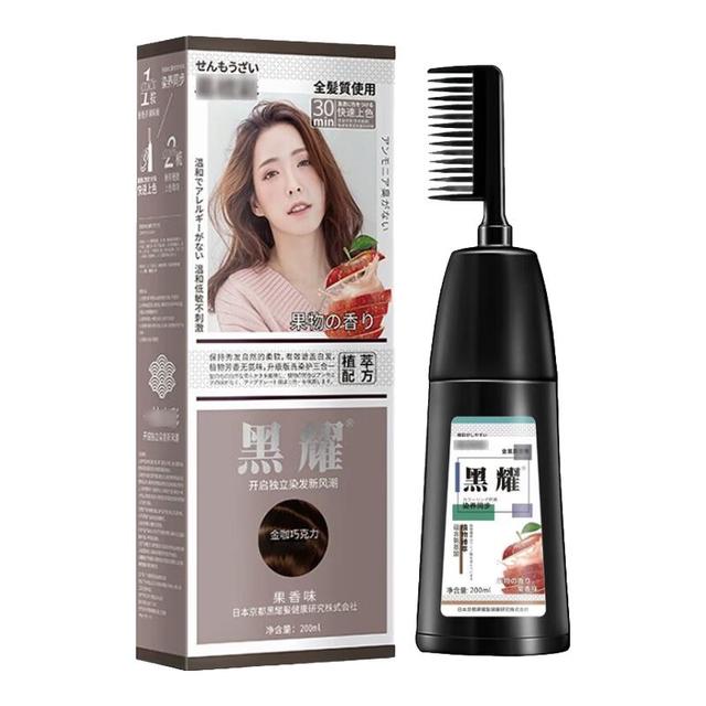 韩金靓 染发剂 栗棕色 180ml*1盒