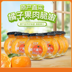 欢乐家 黄桃橘子罐头235g*6瓶