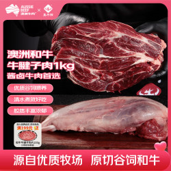 真牛馆 zenew 澳洲谷饲和牛原切牛腱子肉1kg