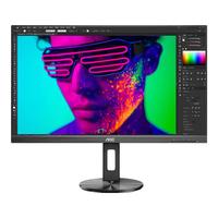 AOC 27英寸 4K IPS广色域 HDR400 Type-C65W 旋转升降 出厂校色 节能认证 办公电脑显示器 U27N3RN