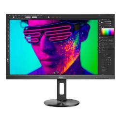 AOC 27英寸4K高清IPS屏U27N3RN台式电脑显示器2KTypeC外接笔记本24