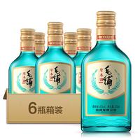 毛铺 草本酒苦荞酒绿荞纯粮白酒基酒5年以上陶缸陈酿 绿瓶口粮酒 42度 125mL 6瓶 毛铺草本酒-小瓶