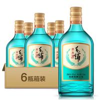 毛铺草本酒苦荞酒绿荞纯粮白酒基酒5年以上陶缸陈酿 绿瓶口粮酒 42度 258mL 6瓶 毛铺草本酒整箱