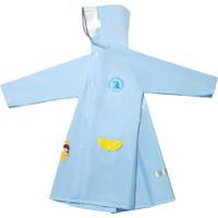 京东京造 儿童雨衣带大书包位男童女童女孩加长全身学生雨披 蓝色xl
