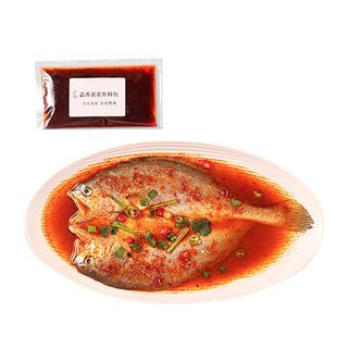 牧鲜岛蒜香黄花鱼含料包250g+120g  370g黄花鱼开背三去露营菜 海鲜水产 蒜香黄花鱼(250g+120gAB包) 370g