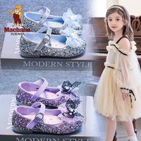百亿补贴：玛克邦纳 Macbana 女童小皮鞋儿童鞋公主鞋2025春季新款小女孩蝴蝶结夏款鞋