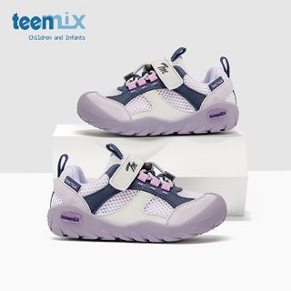 天美意儿童2025春秋儿童户外登山鞋网面透气童鞋女童运动鞋