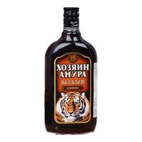 亚里奇牌俄罗斯配制酒洋酒伏特加虎头老虎酒补酒药酒鹿酒熊酒45° 阿穆尔王者配制酒 500mL 2瓶
