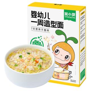 窝小芽 婴幼儿一周mini造型面 7口味 175g 任意搭配5件（一件合9元）