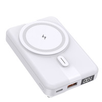 IMEV 苹果磁吸充电宝Magsafe无线快充外接电池移动电源折叠支架双向快充