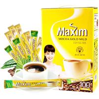 Maxim 速溶咖啡粉 韩国进口东西maxim三合一摩卡 麦可馨 礼盒装 100条装 1200克