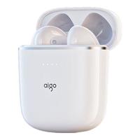  aigo/爱国者 低延迟 真无线蓝牙耳机  有线充电 皓月白 Type-C