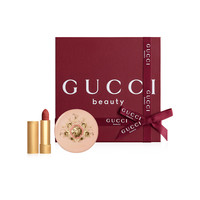 GUCCI古驰丝润柔情礼盒 金狮气垫绒雾 505口红