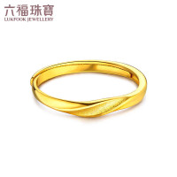 七夕甜蜜礼：LUKFOOK JEWELLERY 六福珠宝 黄金戒指 活口戒 计价 F96TBGR0006 约1.88克