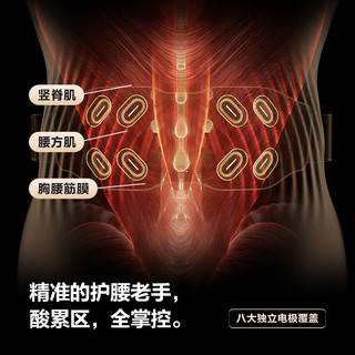 SKG 未来健康 G7 Ultra 护腰按摩器 金色 一博护腰礼盒款