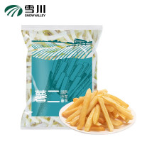 雪川食品 薯二细薯条 原味2kg