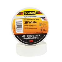 3M Scotch 35# 优质相色PVC电气绝缘胶带 单卷装  白色