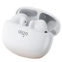  aigo/爱国者 通话降噪 真无线蓝牙耳机  有线充电 星光白 Type-C