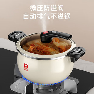 KÖBACH康巴赫（KBH）微压锅0氟炖汤汤锅双层珐琅锅家用焖烧锅搪瓷锅精铁锅易洁不沾 【深海蓝5-8人使用】 26cm 6.5L