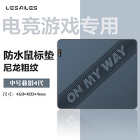 飞遁 防水尼龙粗纹鼠标垫 防水耐磨顺滑电脑桌垫游戏垫 防水垫 中号暮影4代460*400*4mm