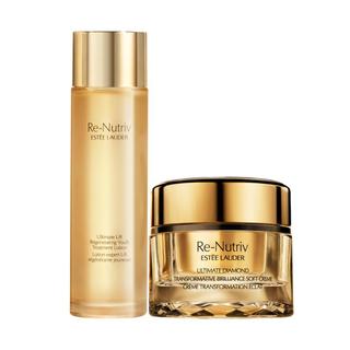  ESTEE LAUDER/雅诗兰黛 抗皱 雅诗兰黛黑钻眼面逆龄套装  【眼面2件套】6D黑钻眼霜+黑钻面霜30ml，【礼盒】黑钻面霜30ml，【礼盒】白金精华30ml