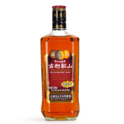 古越龙山 绍兴黄酒 古越龙山5年 金五年 库藏五年陈花雕酒整箱 500ml*