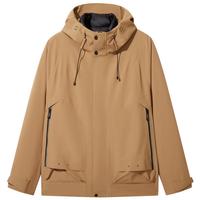 卡宾（CABBEEN）羽绒服男户外风厚款宽松百搭款冬季长袖羽绒服 卡其色 S /165/46