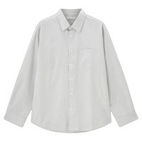 佐丹奴衬衫男装条纹单口袋梭织长袖休闲衬衫 18044612