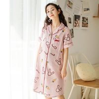 家时光 HT-HOME 哺乳睡裙夏季薄款产后孕妇睡裙月子裙子产后孕期专用连衣裙