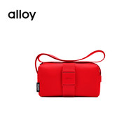 ALLOY+ alloyMINI吐司包蓝色运动包单肩斜挎时尚逛街尼龙红色小包