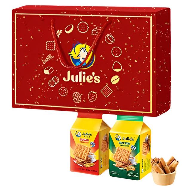 茱蒂丝 花生酱巧克力芝士夹心饼干送人零食中秋礼盒装