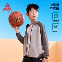 匹克 空气层连帽开衫外套 藏蓝/PK线条山刻字膜K 160