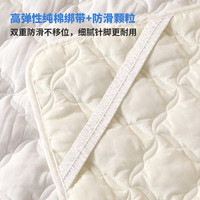 全棉抑菌防螨床笠单件纯棉床罩夹棉席梦思保护套床垫套罩防滑固定