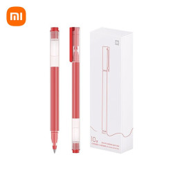 小米 巨能写 中性笔 红色 0.5mm 10支装