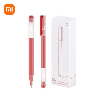 小米 巨能写 中性笔 红色 0.5mm 10支装