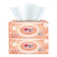 心相印经典抽纸软抽150抽母婴适用面巾纸卫生纸家用可湿水餐巾纸 150抽*1包