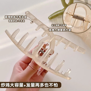 蝴蝶少女鲨鱼夹盘发气质发卡成人盘发夹旅行抓夹 仙女磨砂麻花抓夹-色1个