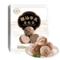 海霸王 潮汕牛肉丸+牛筋丸组合200g*10袋4斤肉含量90%火锅食材