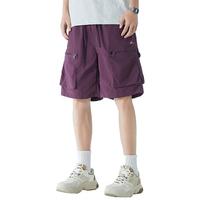 361° 夏季美式户外工装裤多口袋男士运动休闲五分短裤