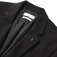 太平鸟男装奥莱 西服男春季休闲西装 黑色1 L