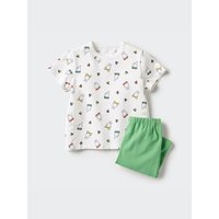 UNIQLO 优衣库 日潮跑腿UNIQLO优衣库 绘本系列 干爽家居服套装/米菲 53 GREEN B