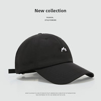 有券的上：Mountainpeak 鸭舌帽 太阳帽子遮阳 002【黑色】