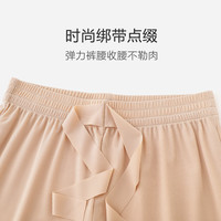 欧迪芬(Ordifen)秋冬服休闲睡衣亲肤透气柔软顺滑短袖长裤套装女XH3777O 【XH3776】亚褐色 L