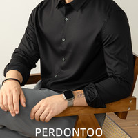 派丹图 PERDONTOO ResiliTec Core 高韧双丝光免烫衬衫男长袖可机洗高端商务易打理